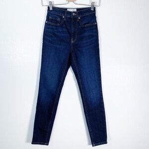 EVERLANE High Rise Skinny Jeans 24 Ankle